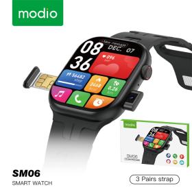 Modio SM06 Smartwatch avec Carte SIM, Appel HD et Camera – ساعة ذكية أصلية
